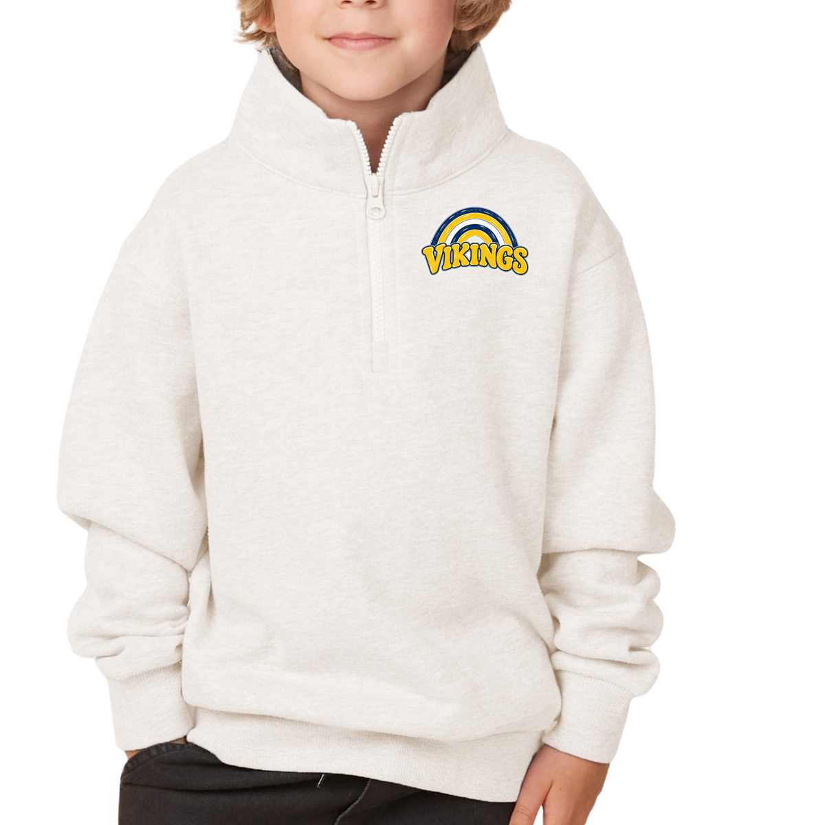 Vikings Rainbow | Youth Quarter Zip