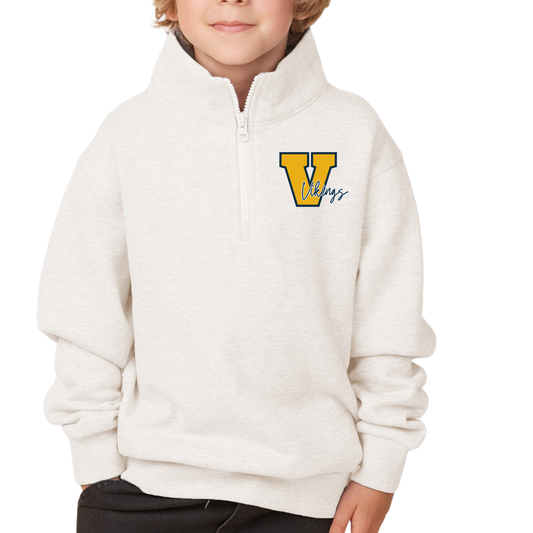 Big V for Vikings | Youth Quarter Zip