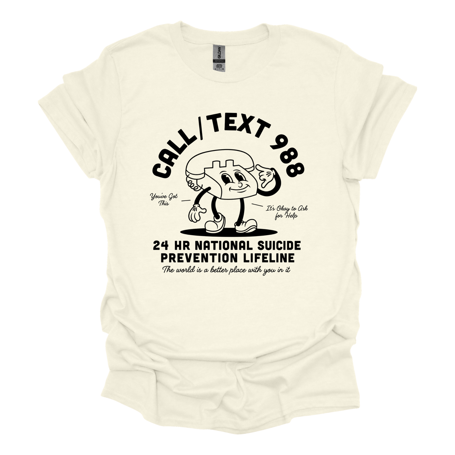 Call/Text 988 | Short Sleeve Tee