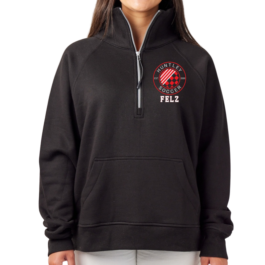 Personalized HHS Soccer | Womens Quarter Zip Fleece