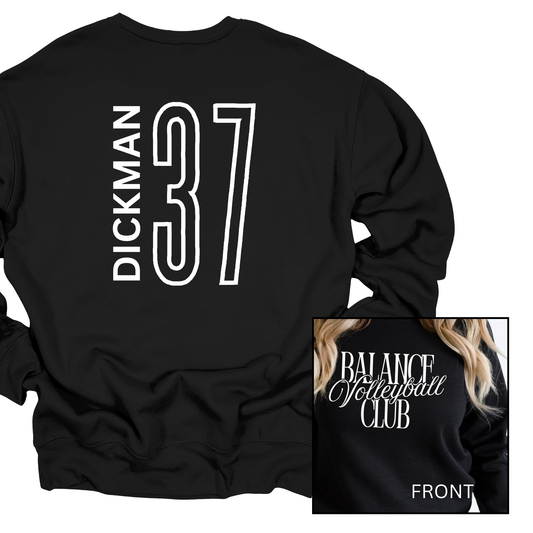 Balance Volleyball Club, Personalized | Adult Crewneck
