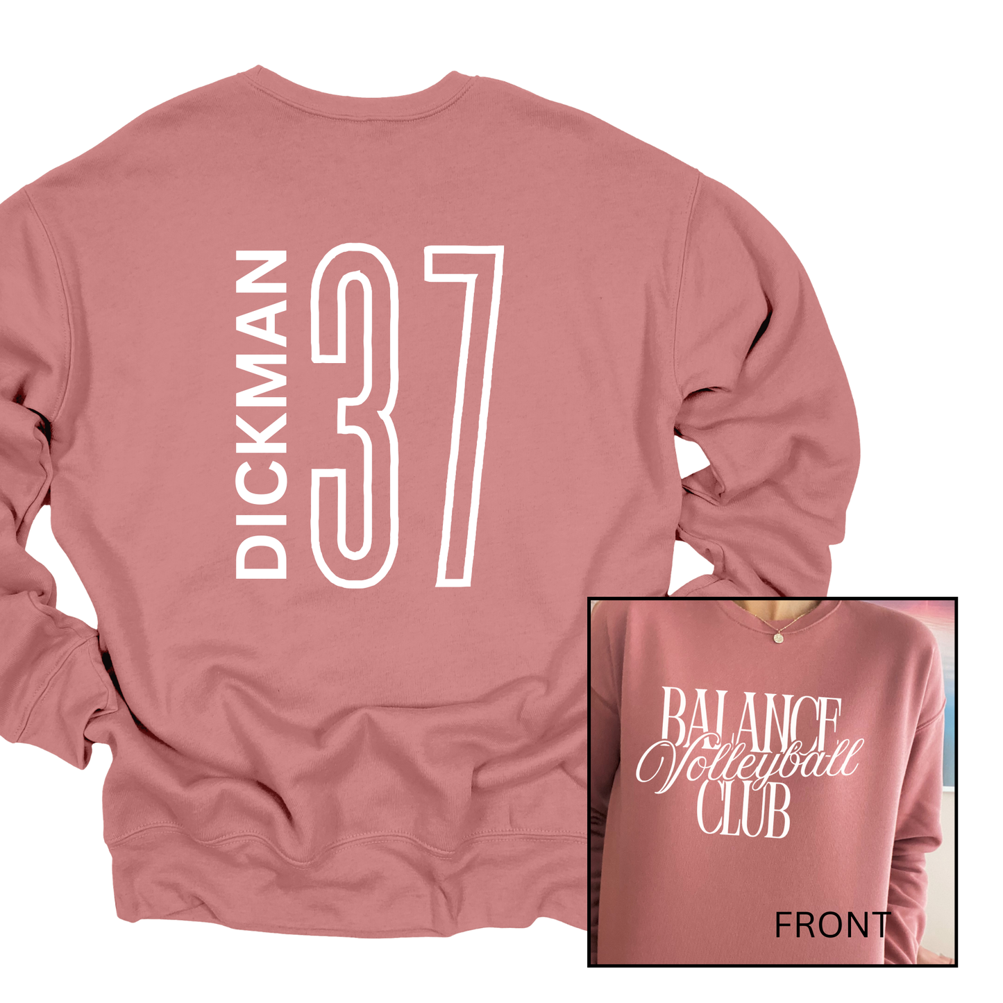 Balance Volleyball Club, Personalized | Adult Crewneck