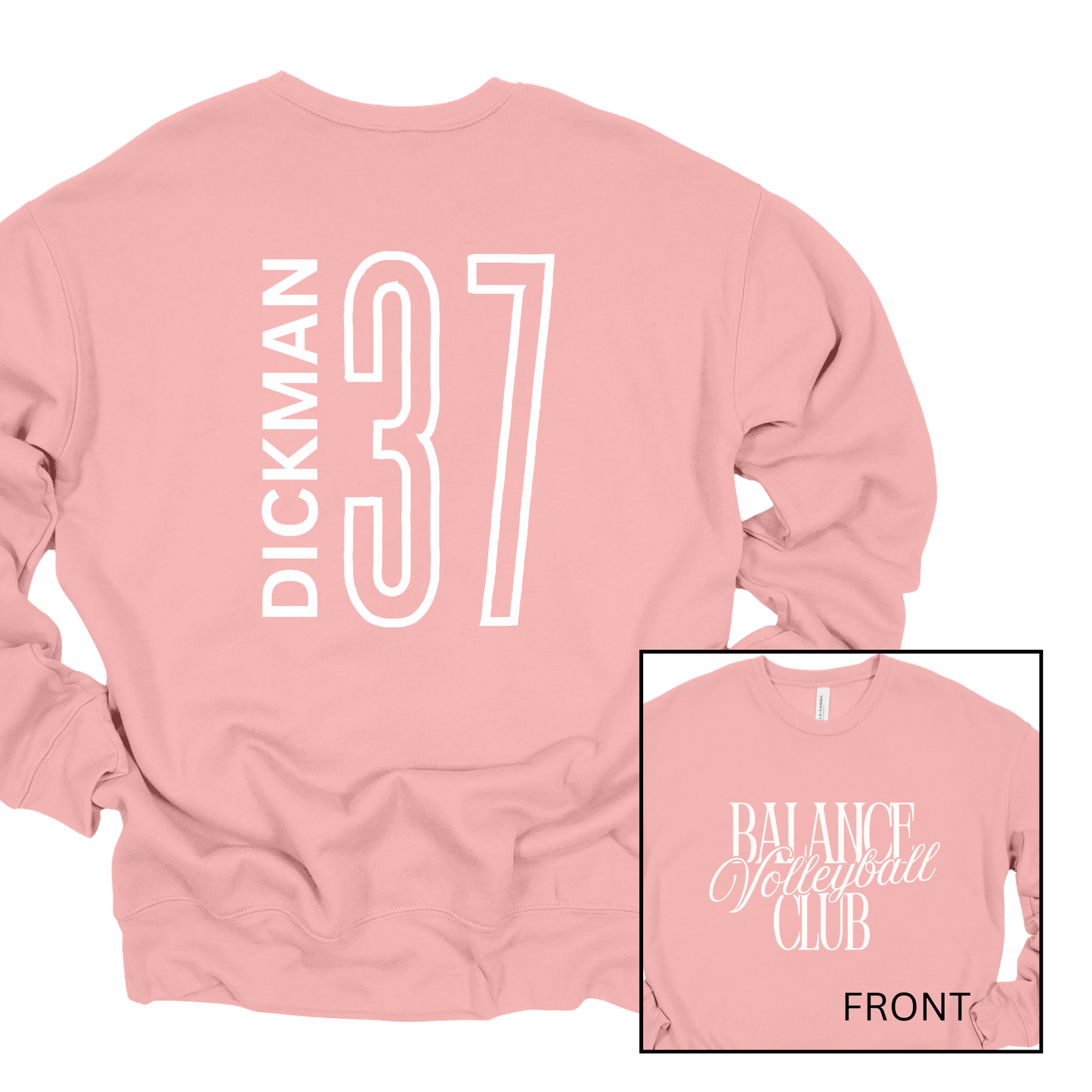 Balance Volleyball Club, Personalized | Adult Crewneck