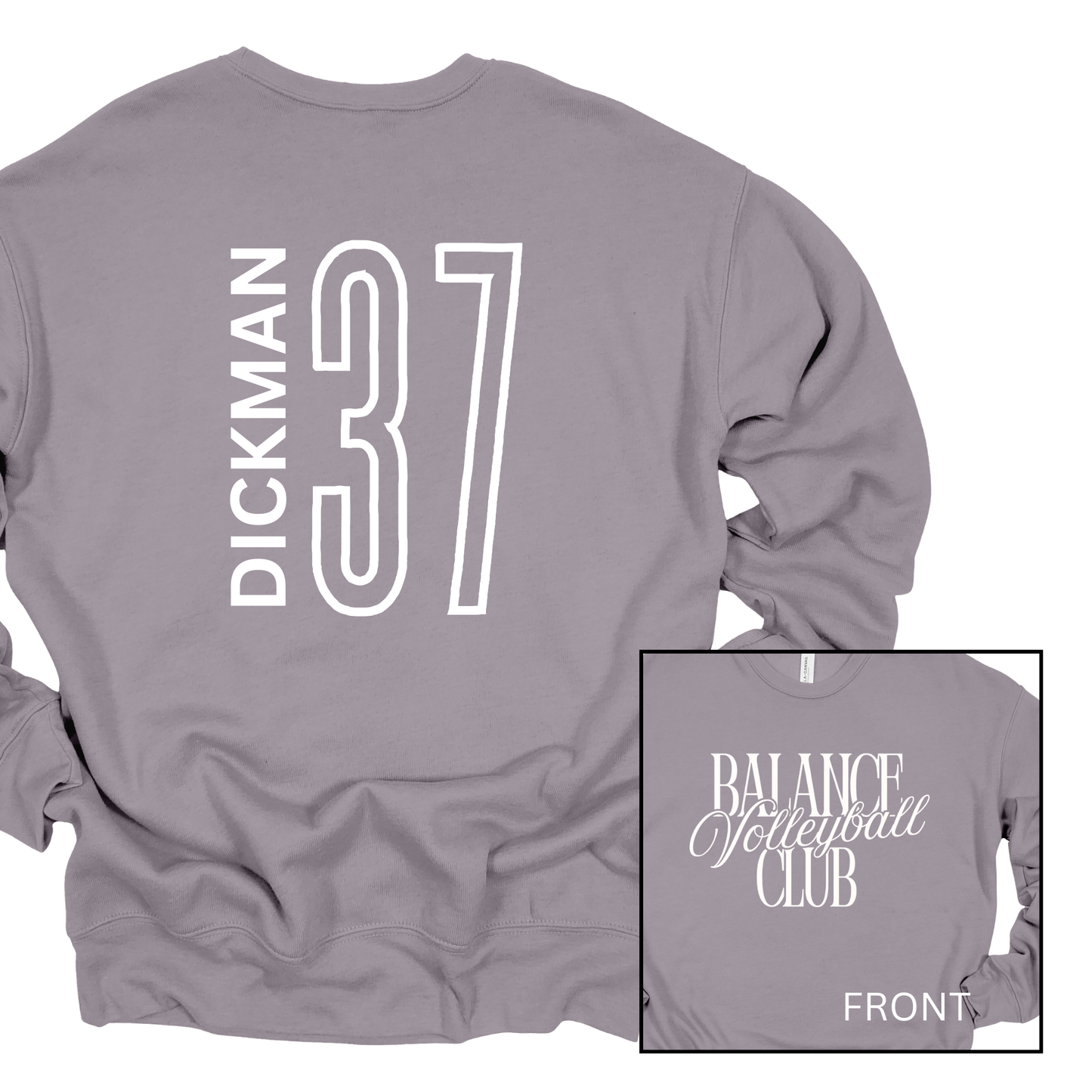 Balance Volleyball Club, Personalized | Adult Crewneck