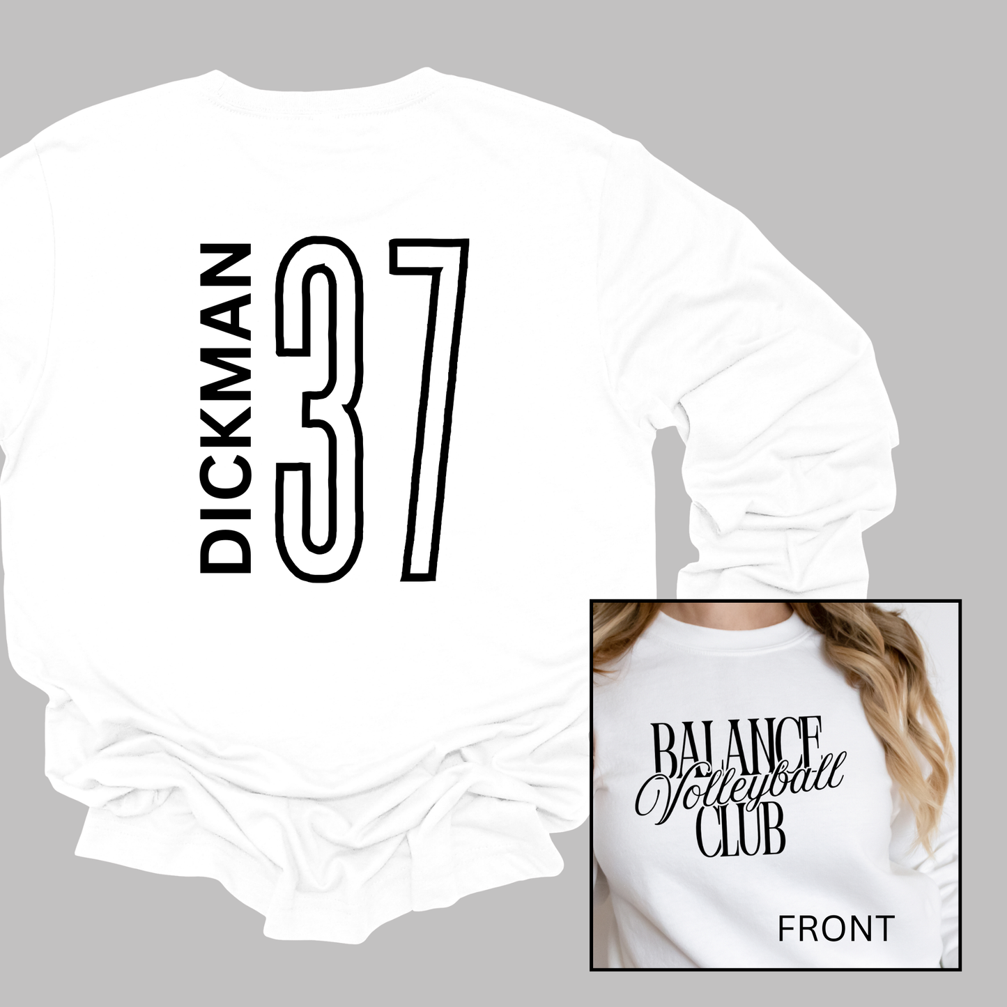 Balance Volleyball Club, Personalized | Adult Crewneck