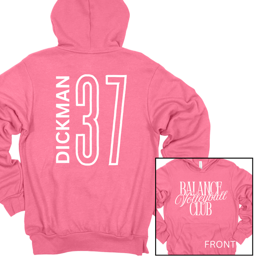 Balance Volleyball Club, Personalized | Adult Hooded Sweatshirt