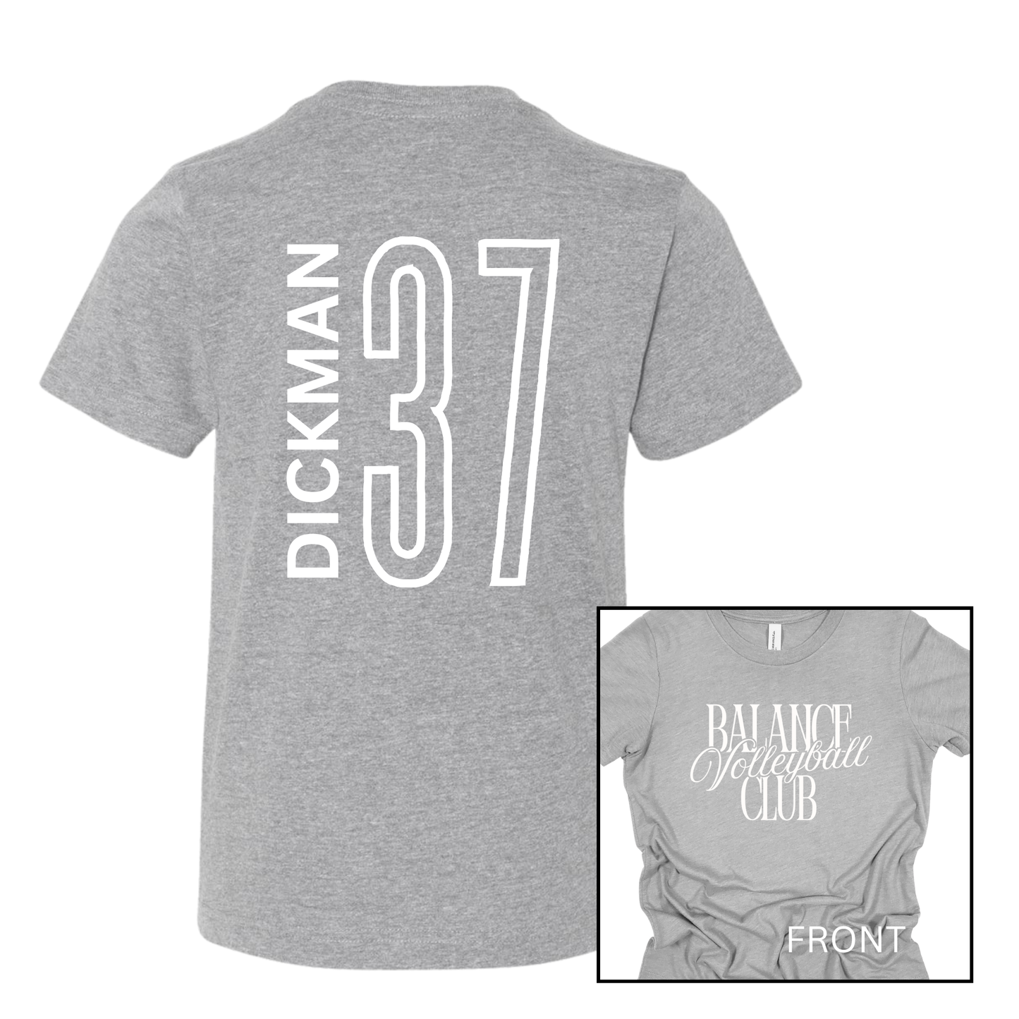 Balance Volleyball Club, Personalized | Short Sleeve Adult Tee
