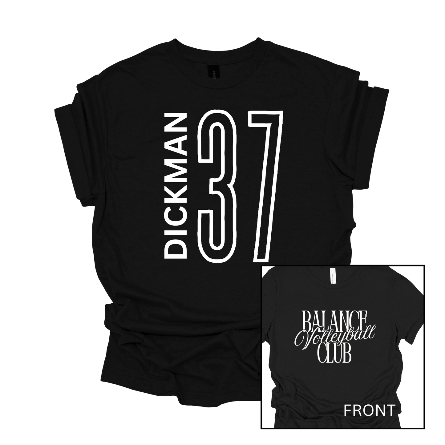 Balance Volleyball Club, Personalized | Short Sleeve Adult Tee