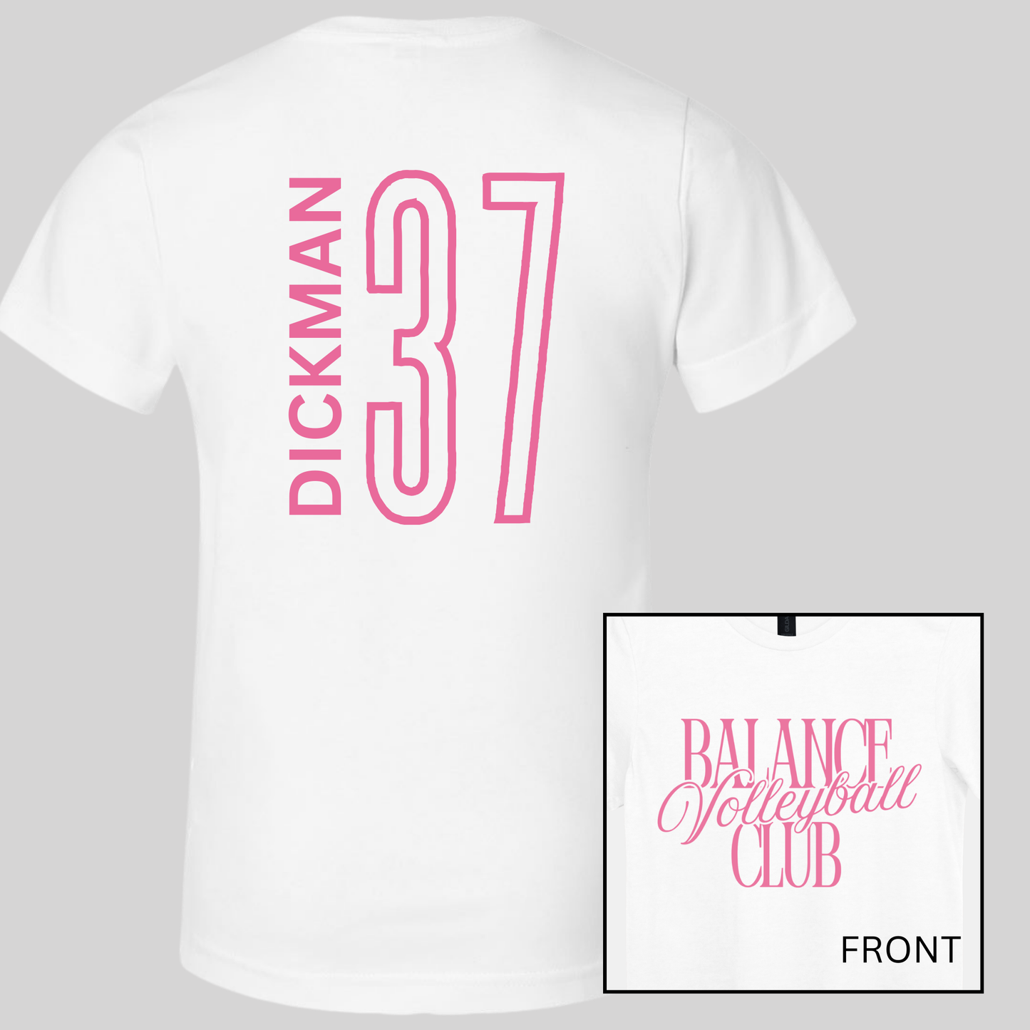 Balance Volleyball Club, Personalized | Short Sleeve Adult Tee