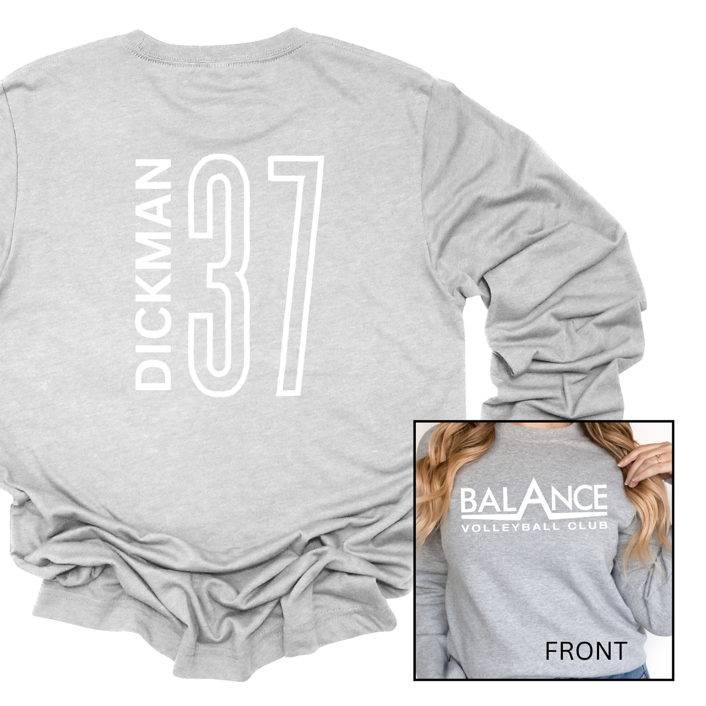 Balance Logo, Personalized | Adult Crewneck