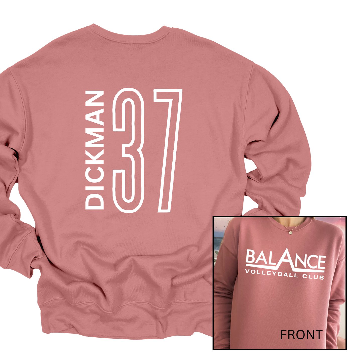 Balance Logo, Personalized | Adult Crewneck