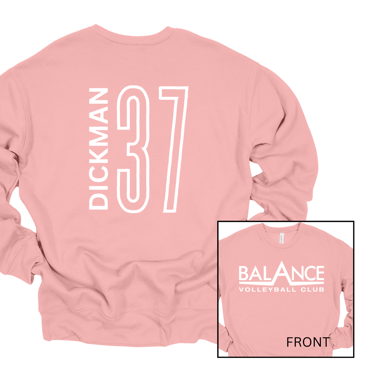 Balance Logo, Personalized | Adult Crewneck