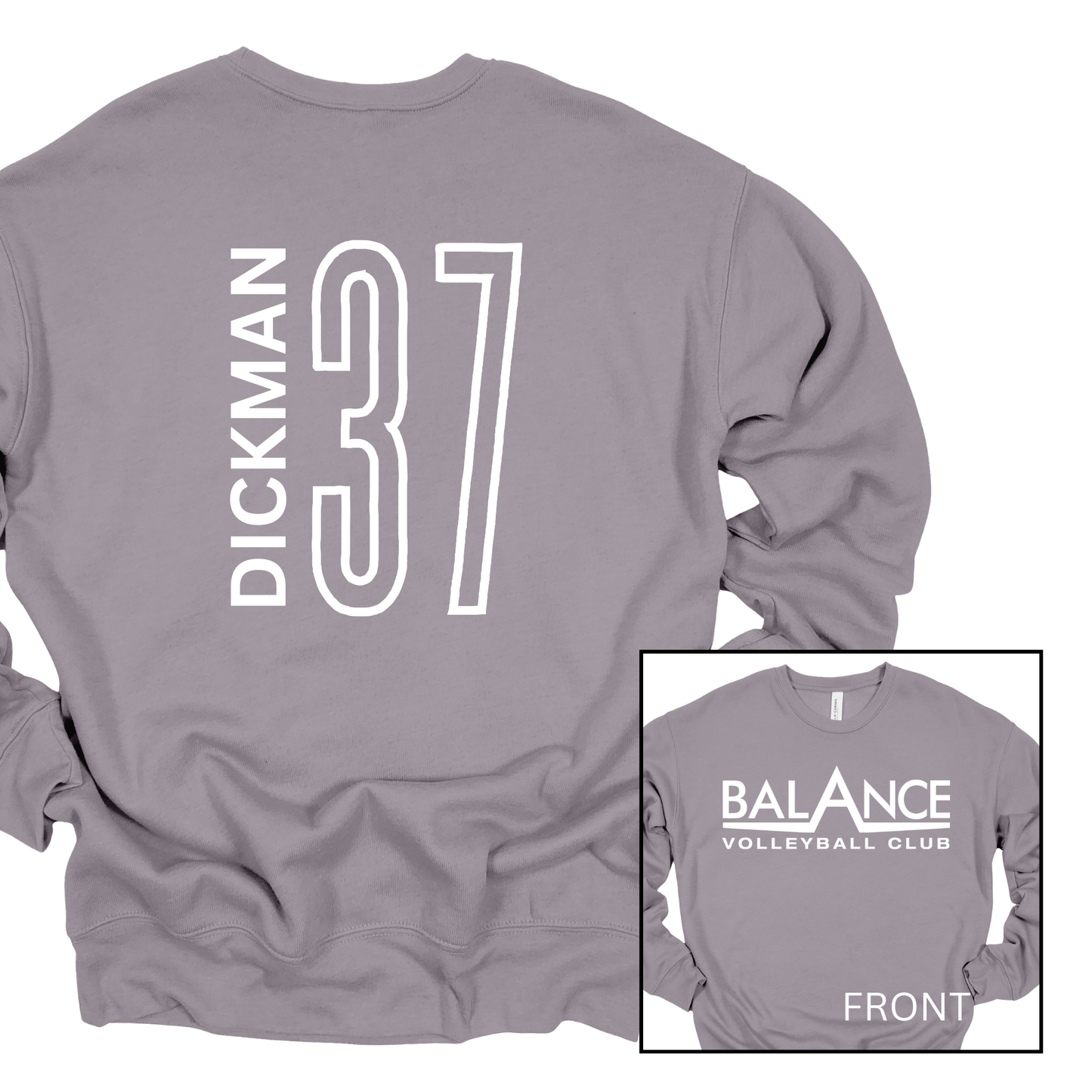 Balance Logo, Personalized | Adult Crewneck