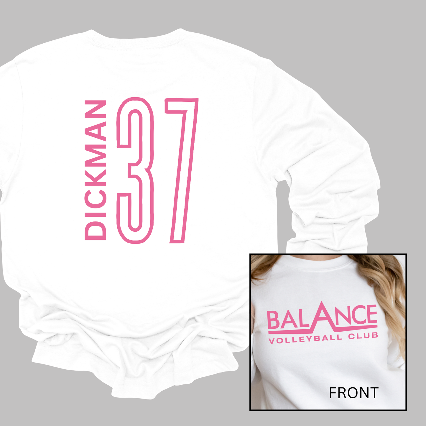 Balance Logo, Personalized | Adult Crewneck
