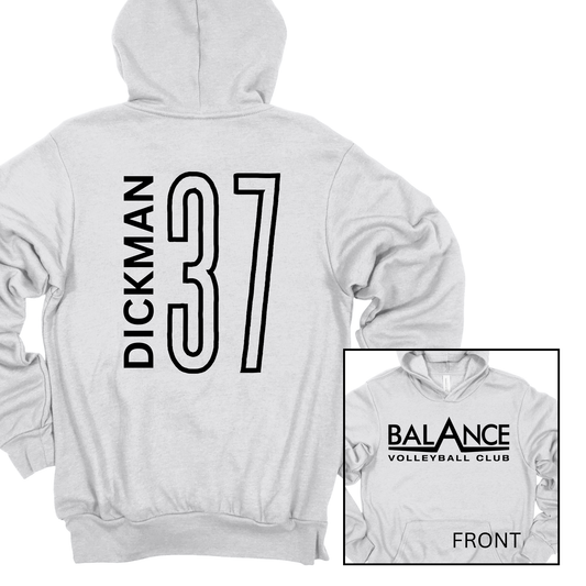 Balance Logo, Personalized | Adult Hooded Sweatshirt