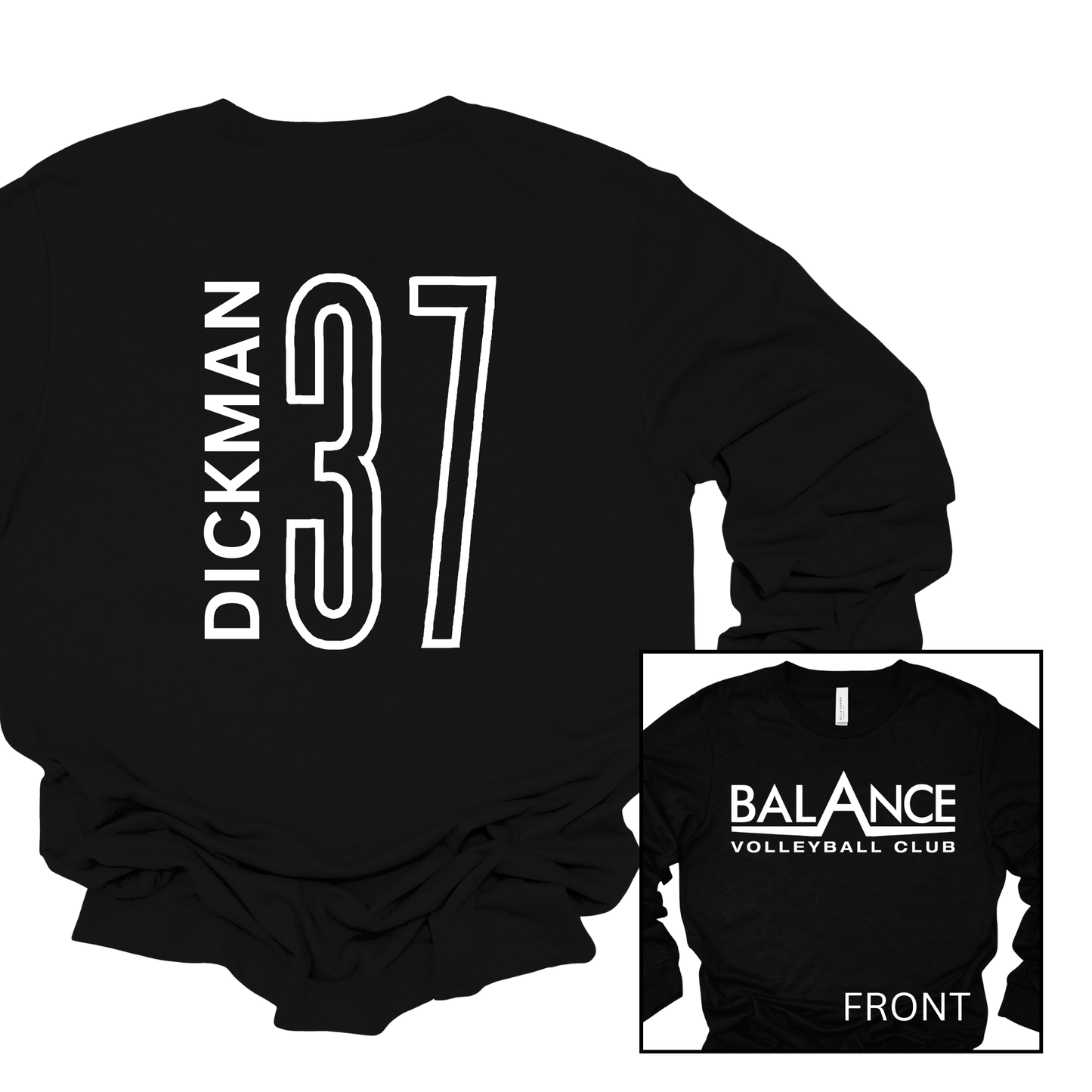 Balance Logo, Personalized | Long Sleeve Adult Tee