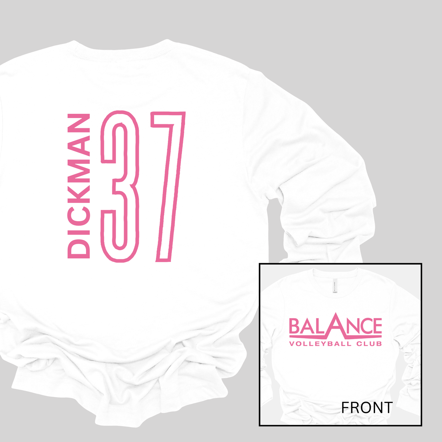 Balance Logo, Personalized | Long Sleeve Adult Tee