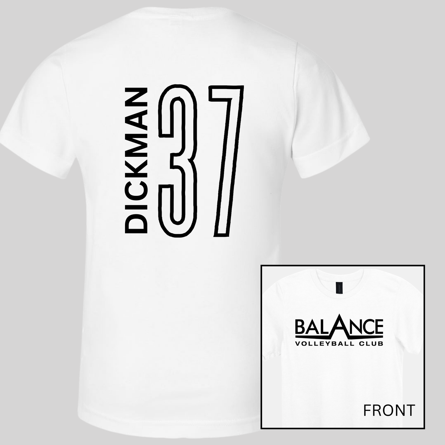 Balance Logo, Personalized | Short Sleeve Adult Tee