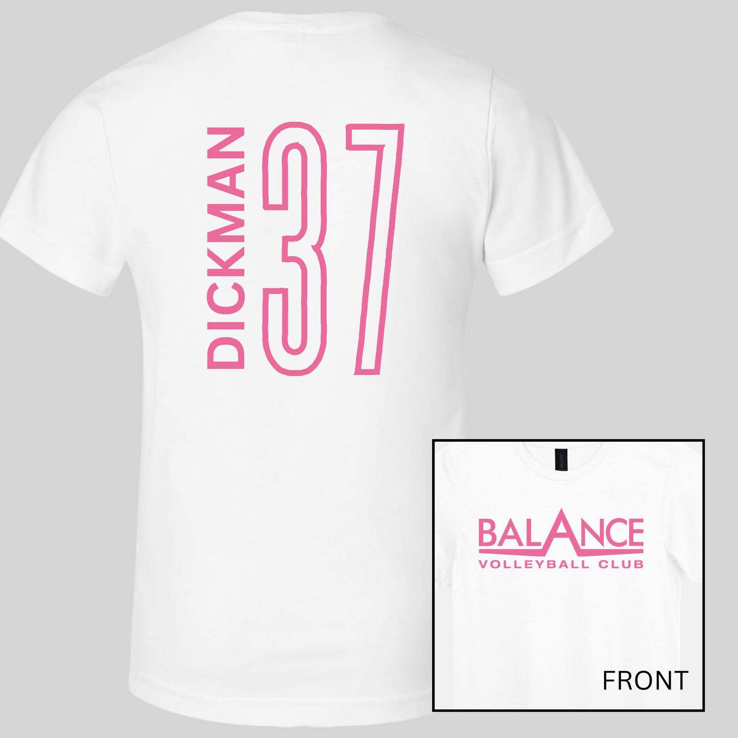 Balance Logo, Personalized | Short Sleeve Adult Tee