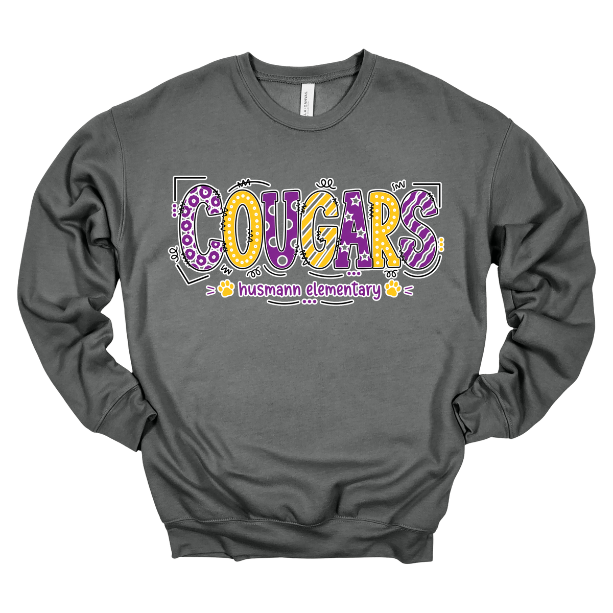 Playful Cougars | Adult Crewneck