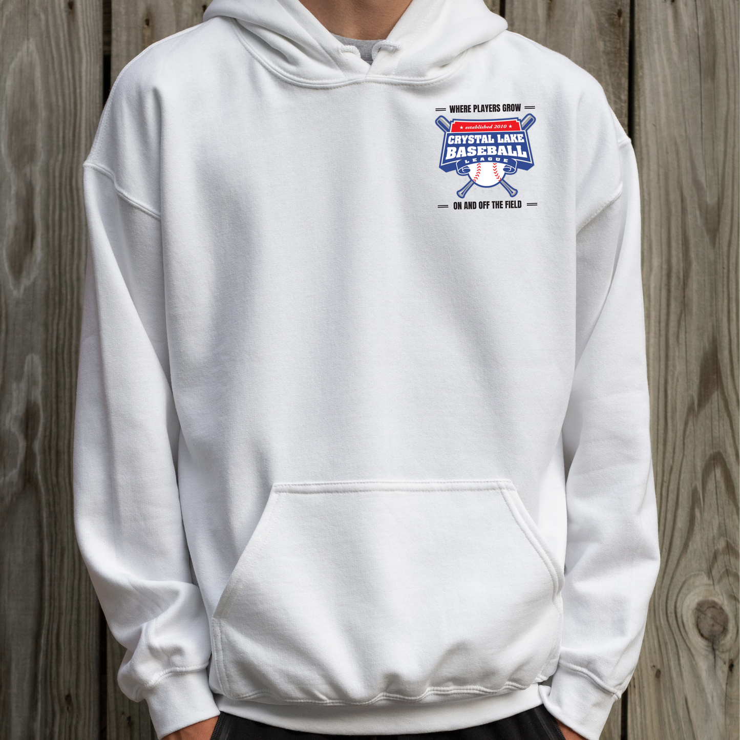 CLB Pocket Logo | Adult Hooded Sweatshirt