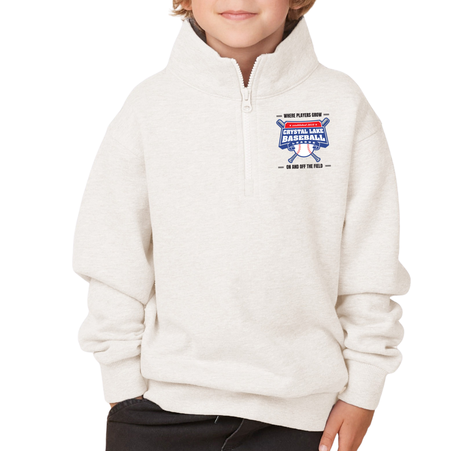 CLB Pocket Logo | Youth Quarter Zip