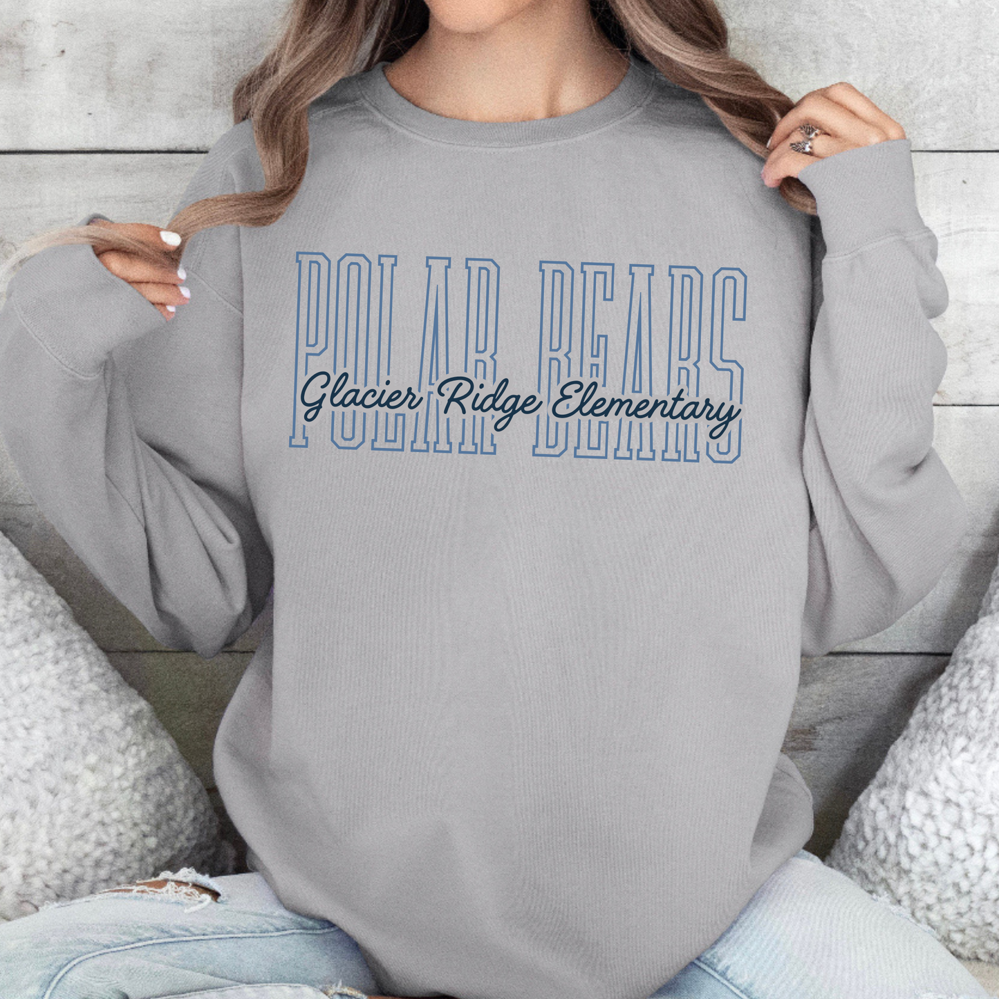 Polar Bears | Adult Comfort Colors Crewneck