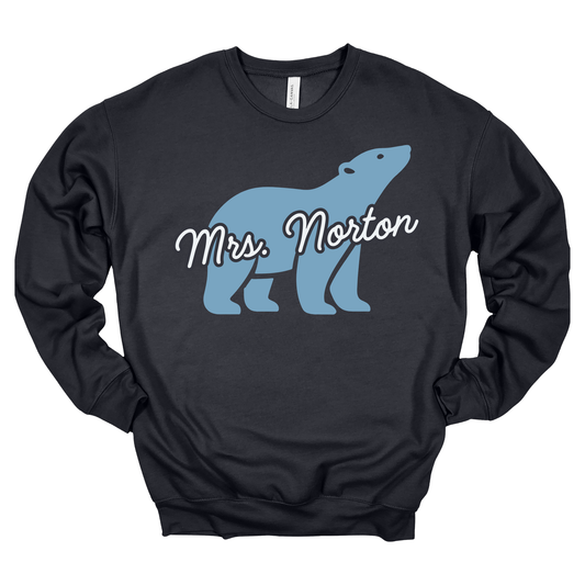 Polar Bears Icon Personalized | Adult Crewneck