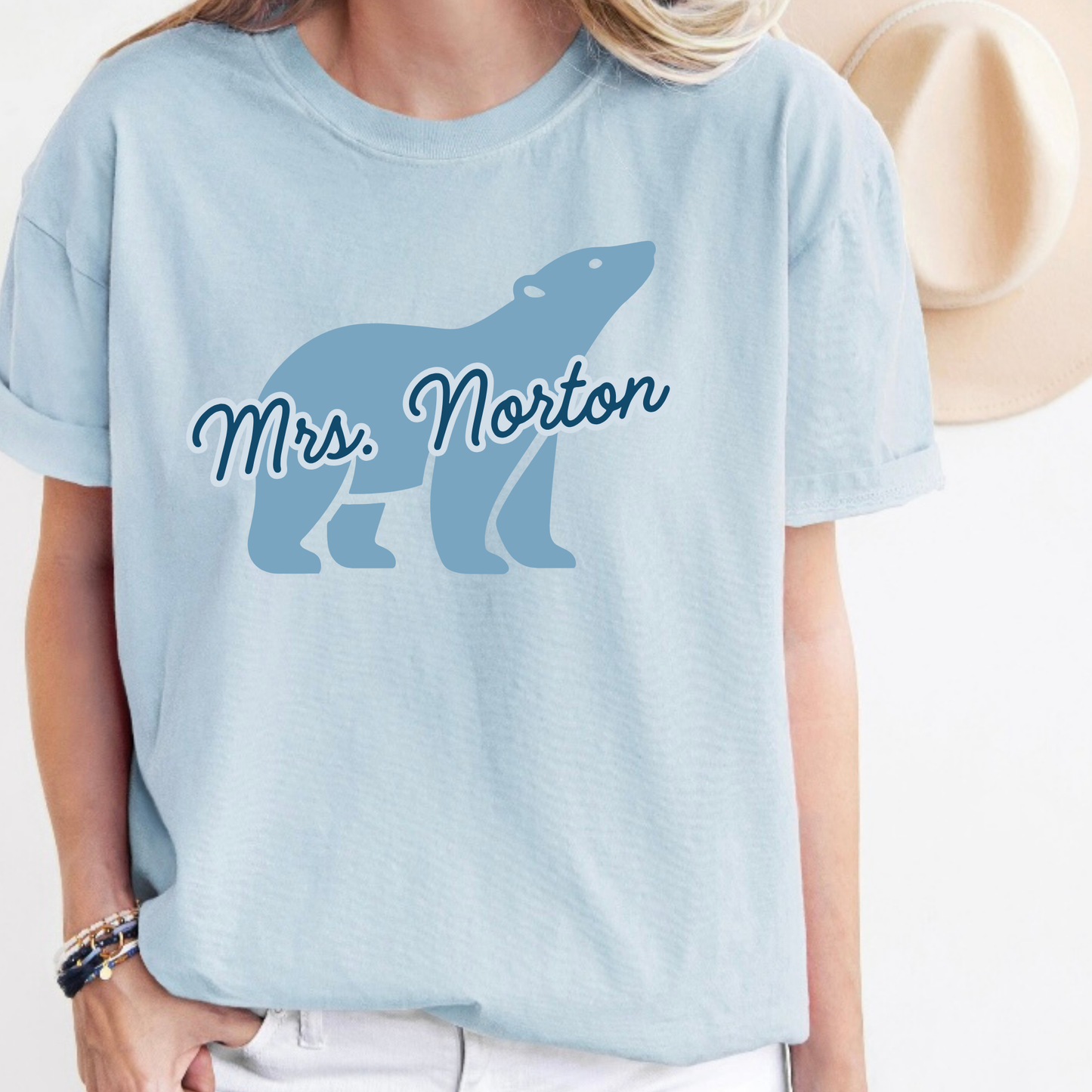 Polar Bears Icon Personalized | Short Sleeve Adult Tee