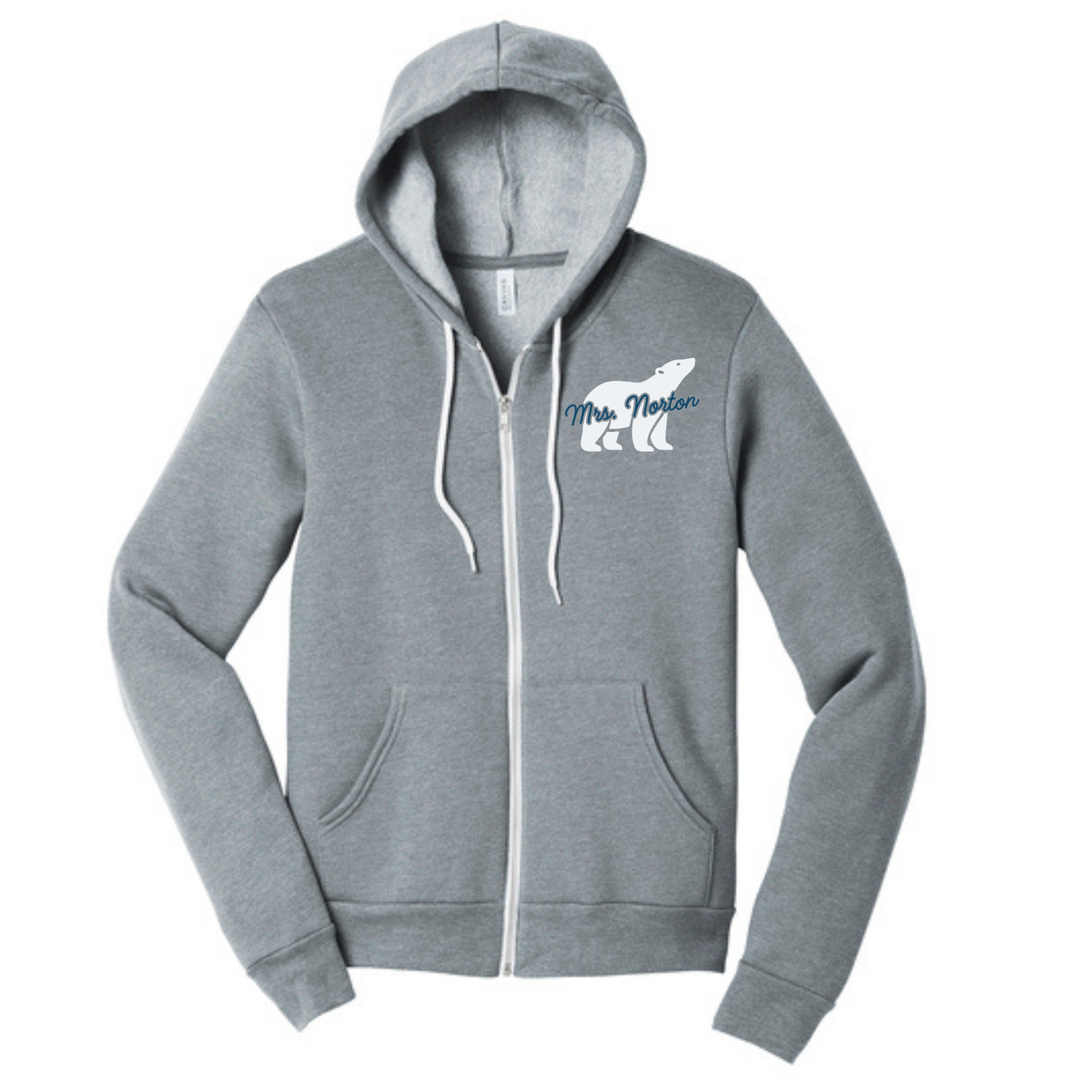 Polar Bears Icon Personalized | Adult Full Zip