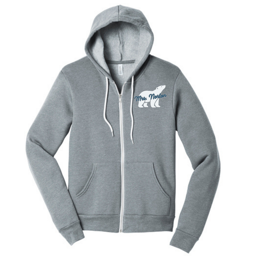 Polar Bears Icon Personalized | Adult Full Zip