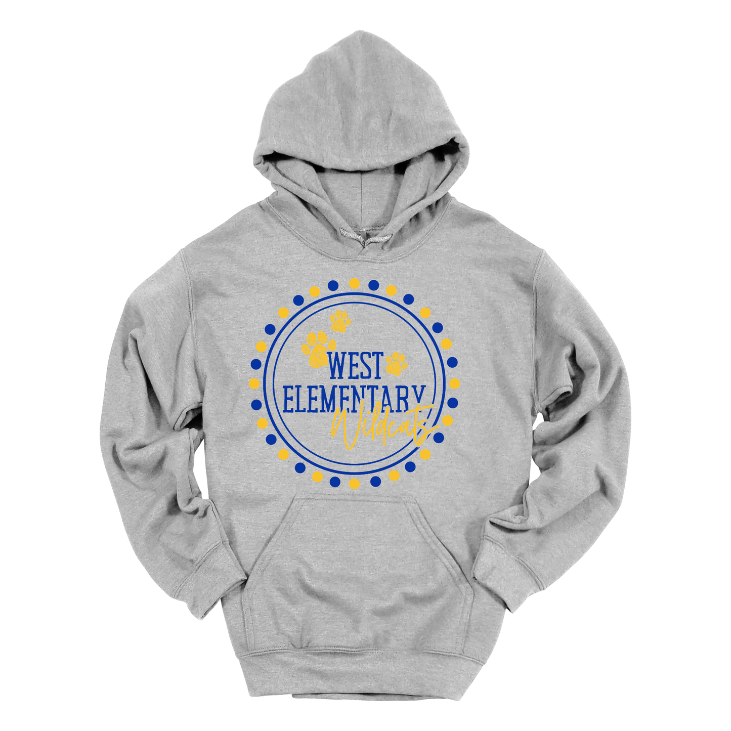 Polka Dot Wildcats | Youth Hooded Sweatshirt