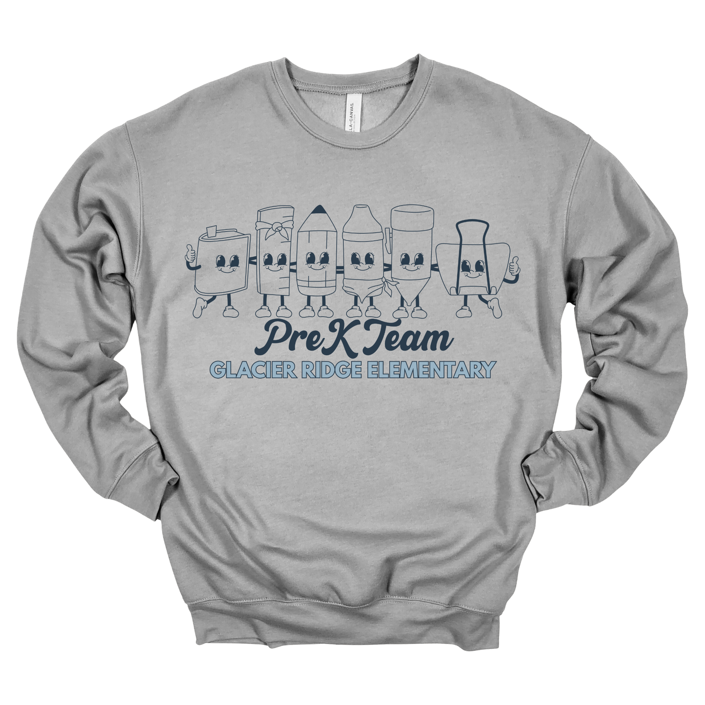 Glacier Ridge Grade Level Teams | Adult Crewneck
