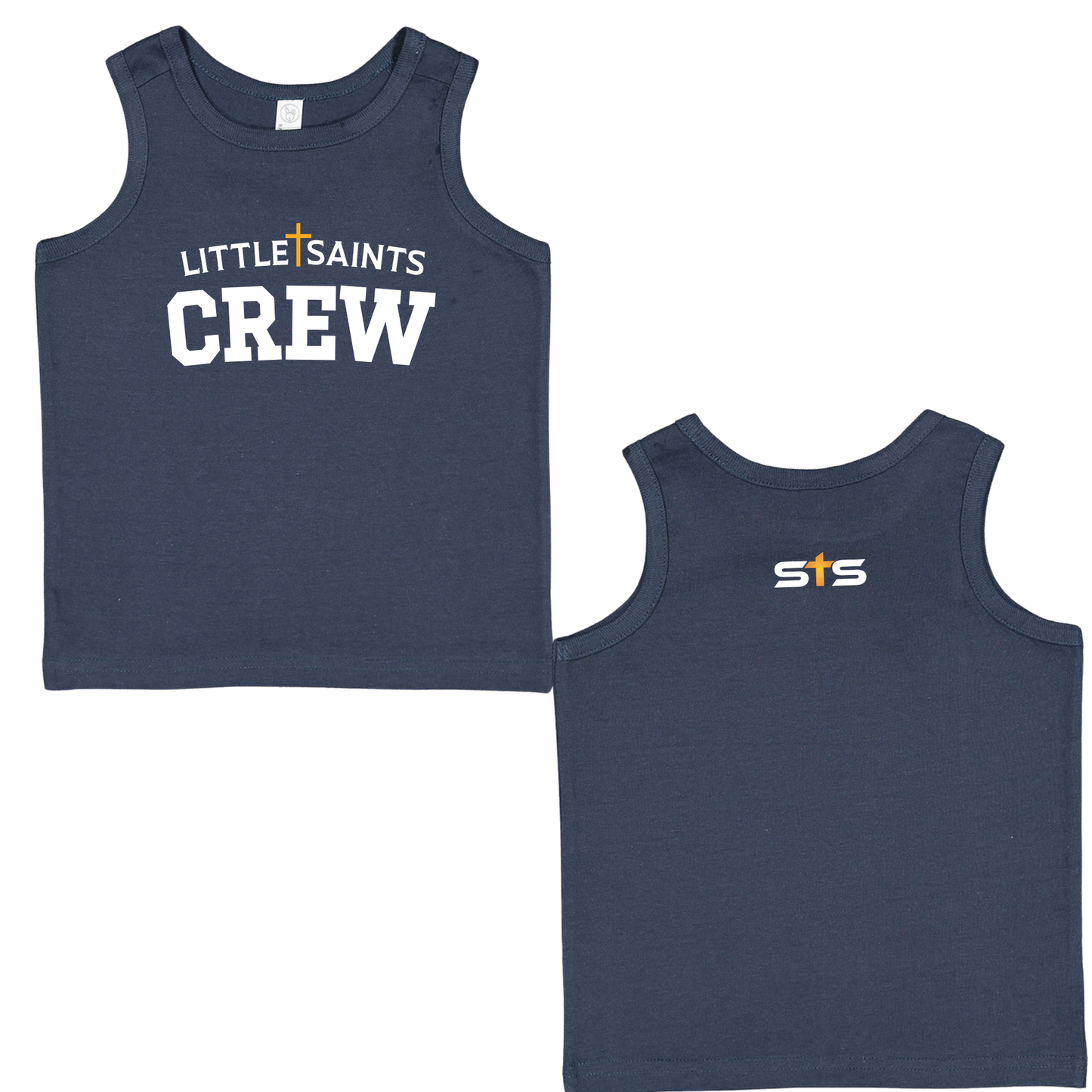 NEW! Little Saints Crew | Short Sleeve Toddler Tank