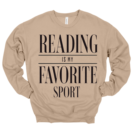 Reading is My Favorite Sport | Adult Crewneck