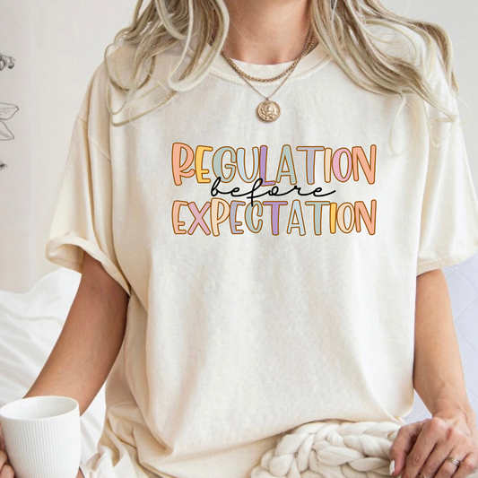 Regulation Before Expectation | Short Sleeve Adult Tee