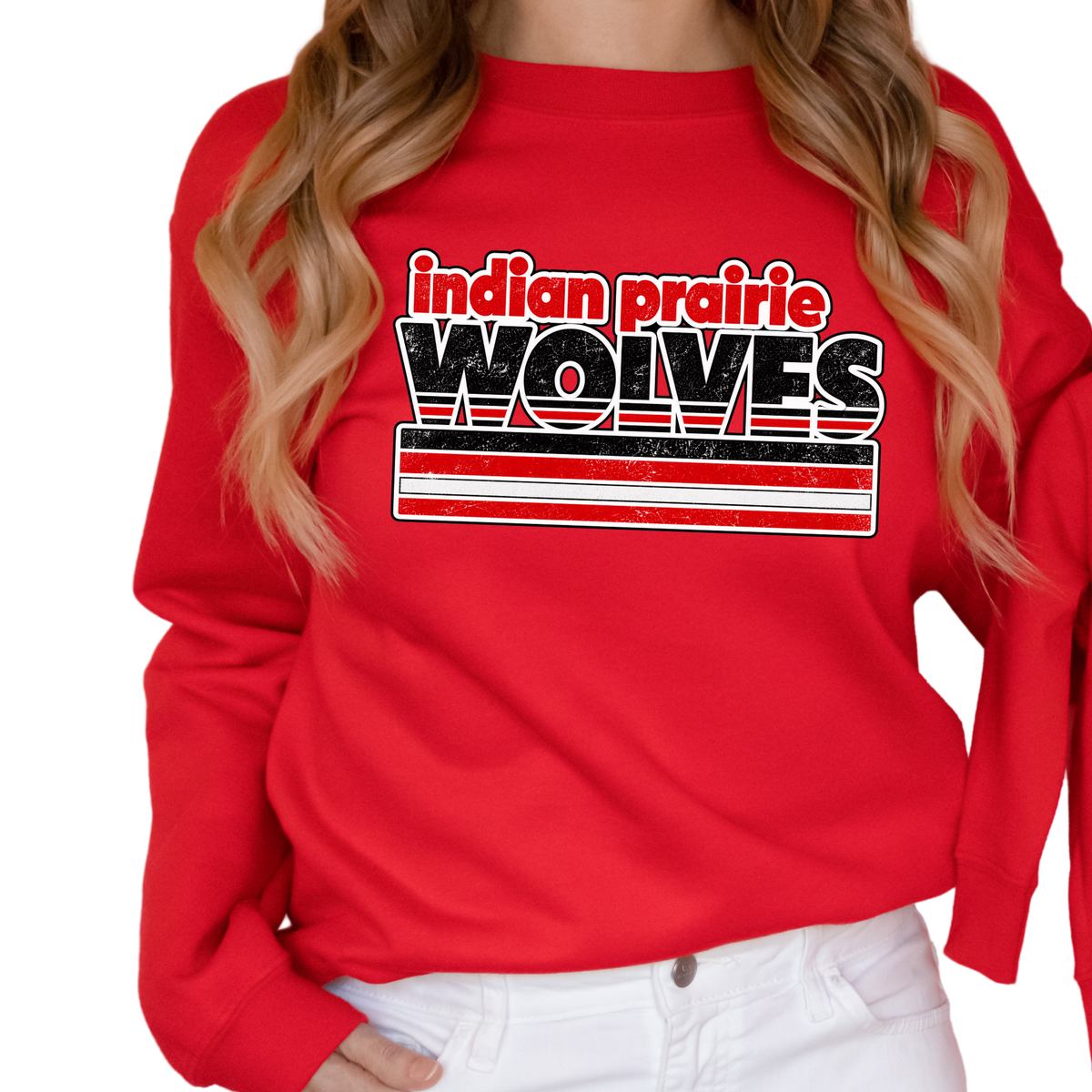 Retro Wolves | Adult Crewneck