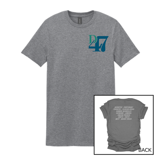 D47 Schools Full Color | Short Sleeve Adult Tee
