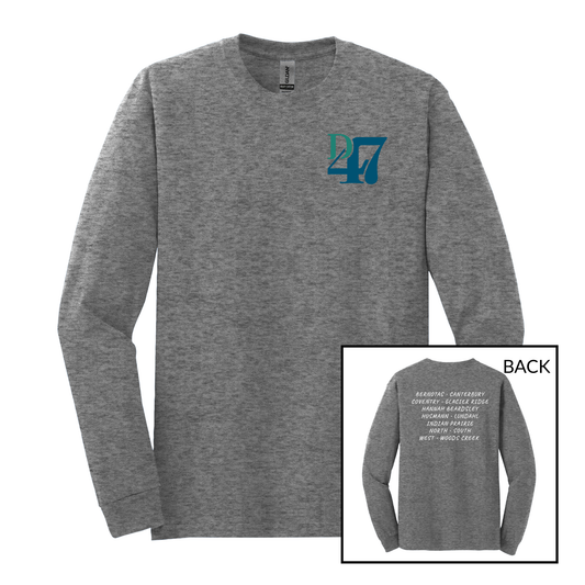 D47 Schools Full Color | Long Sleeve Adult Tee