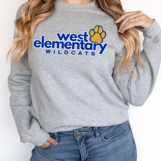 Scrapbook Pawprint | Adult Crewneck