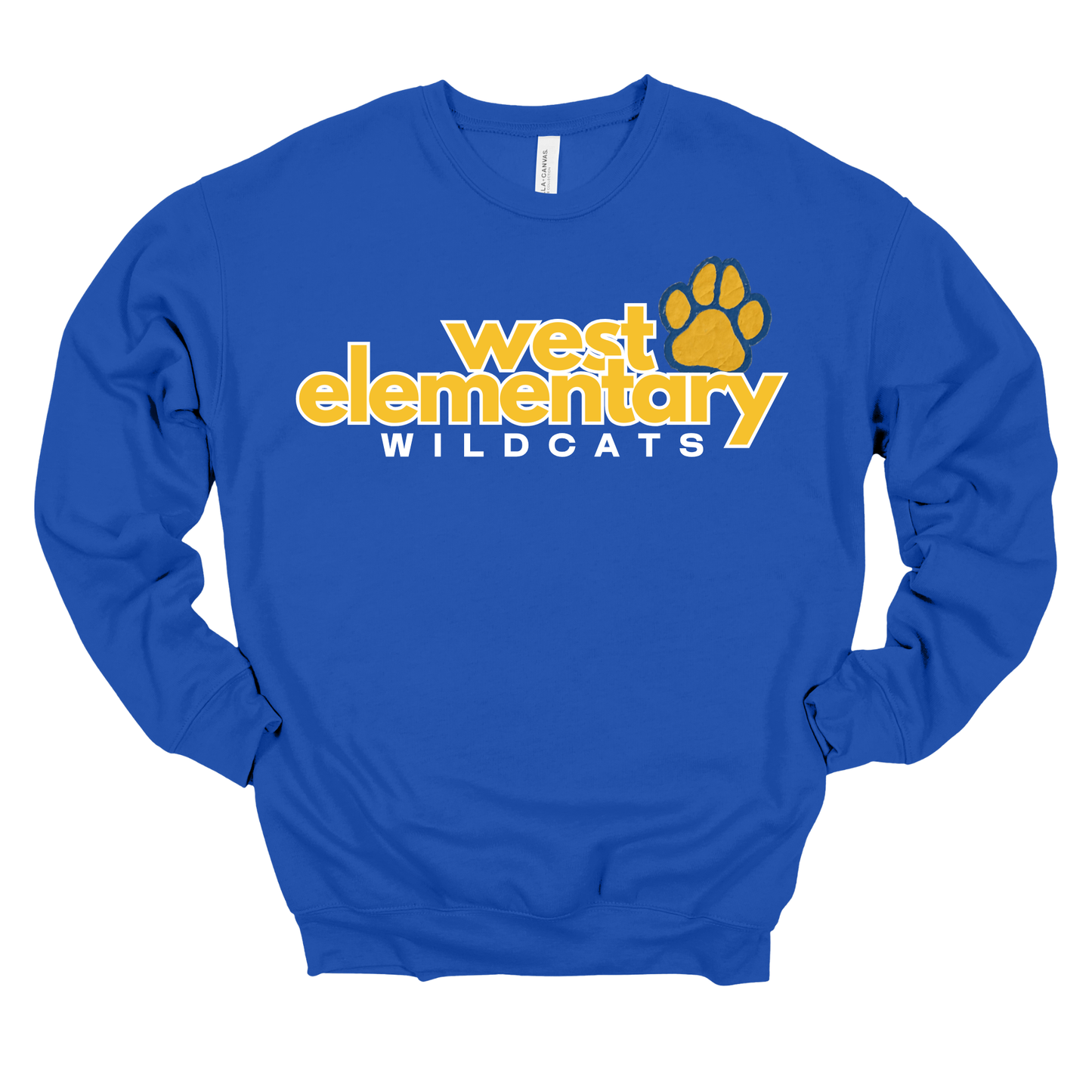 Scrapbook Pawprint | Adult Crewneck