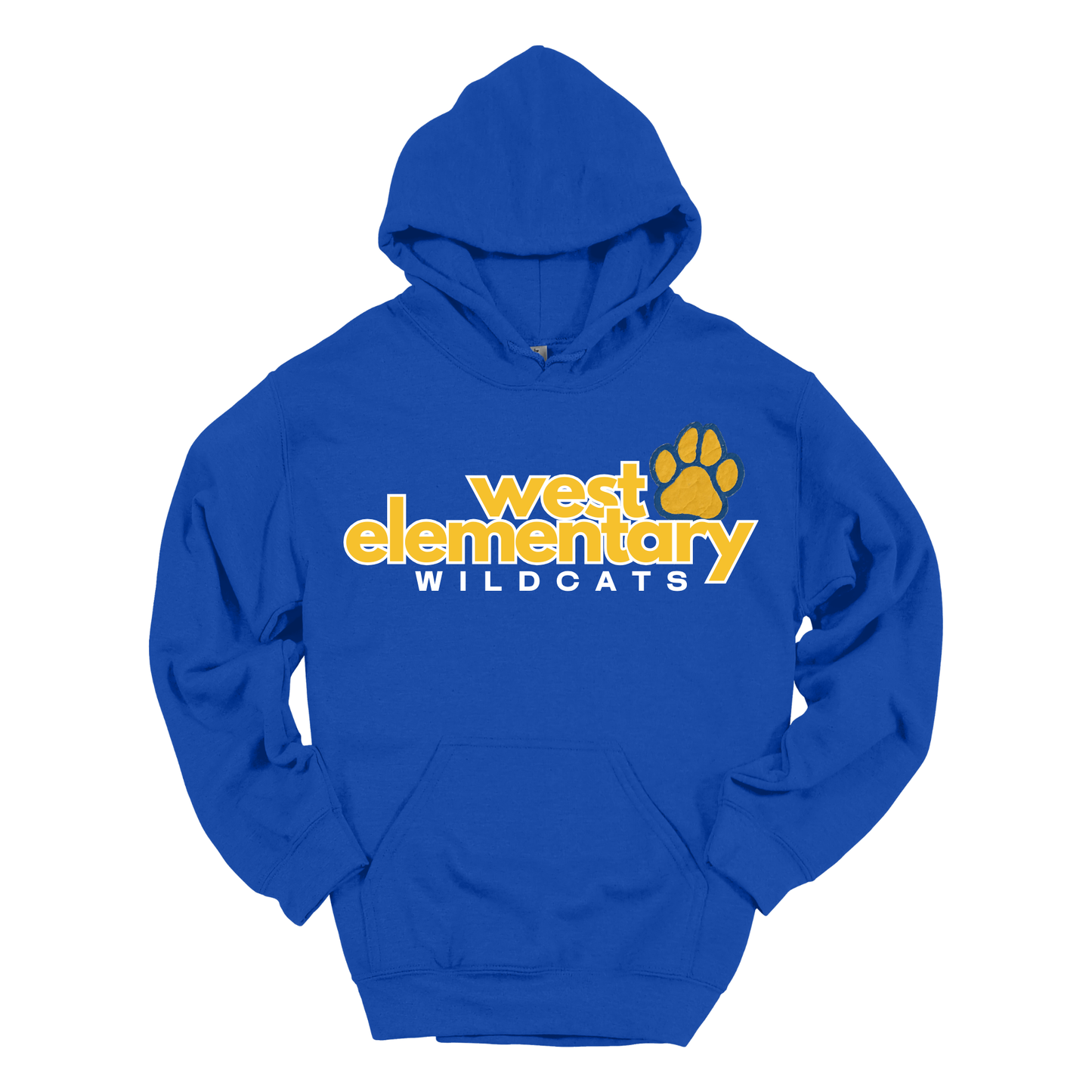 Scrapbook Paw Print | Youth Hooded Sweatshirt