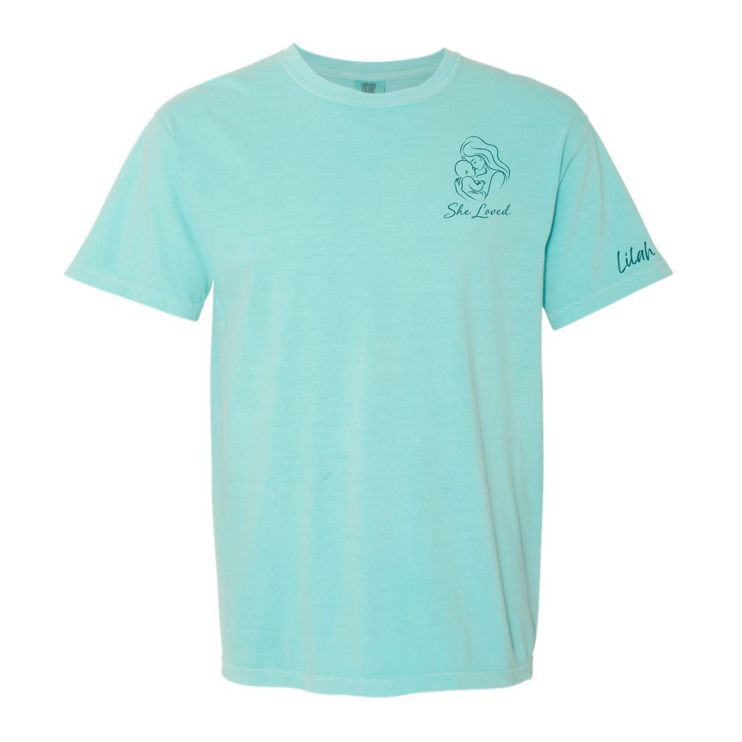She Loved, Personalized | Short Sleeve Adult Tee