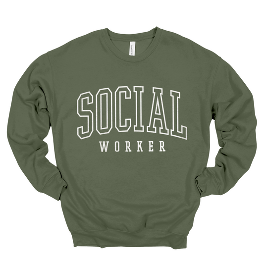 Social Worker | Adult Crewneck