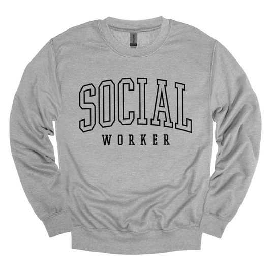Social Worker | Adult Crewneck