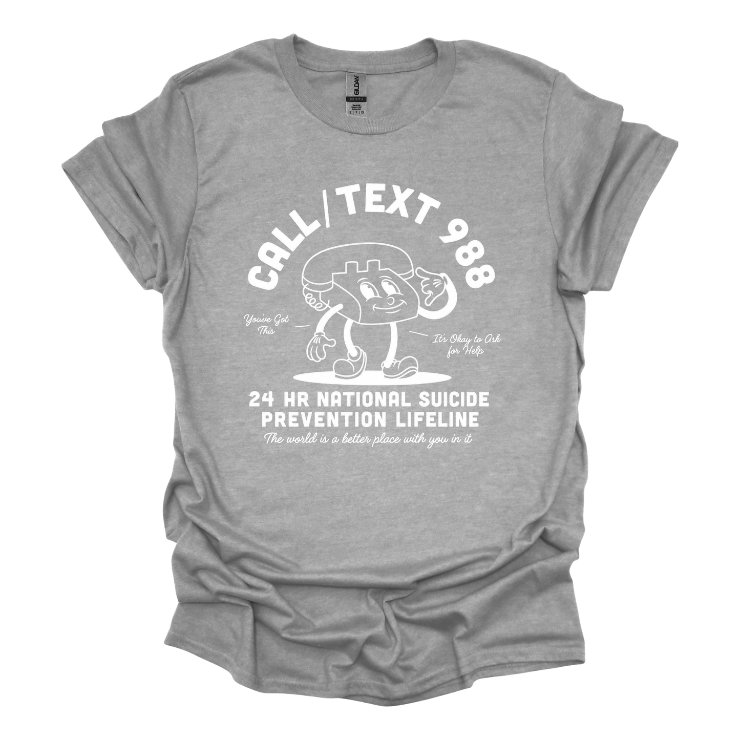 Call/Text 988 | Short Sleeve Tee