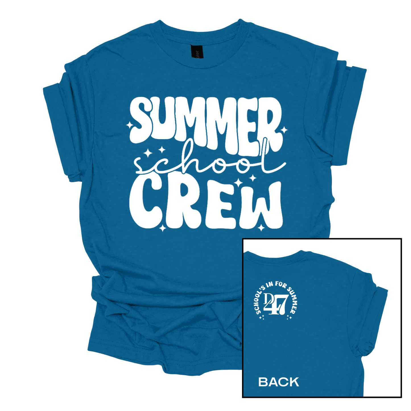 Summer School Crew, White | Short Sleeve Adult Tee