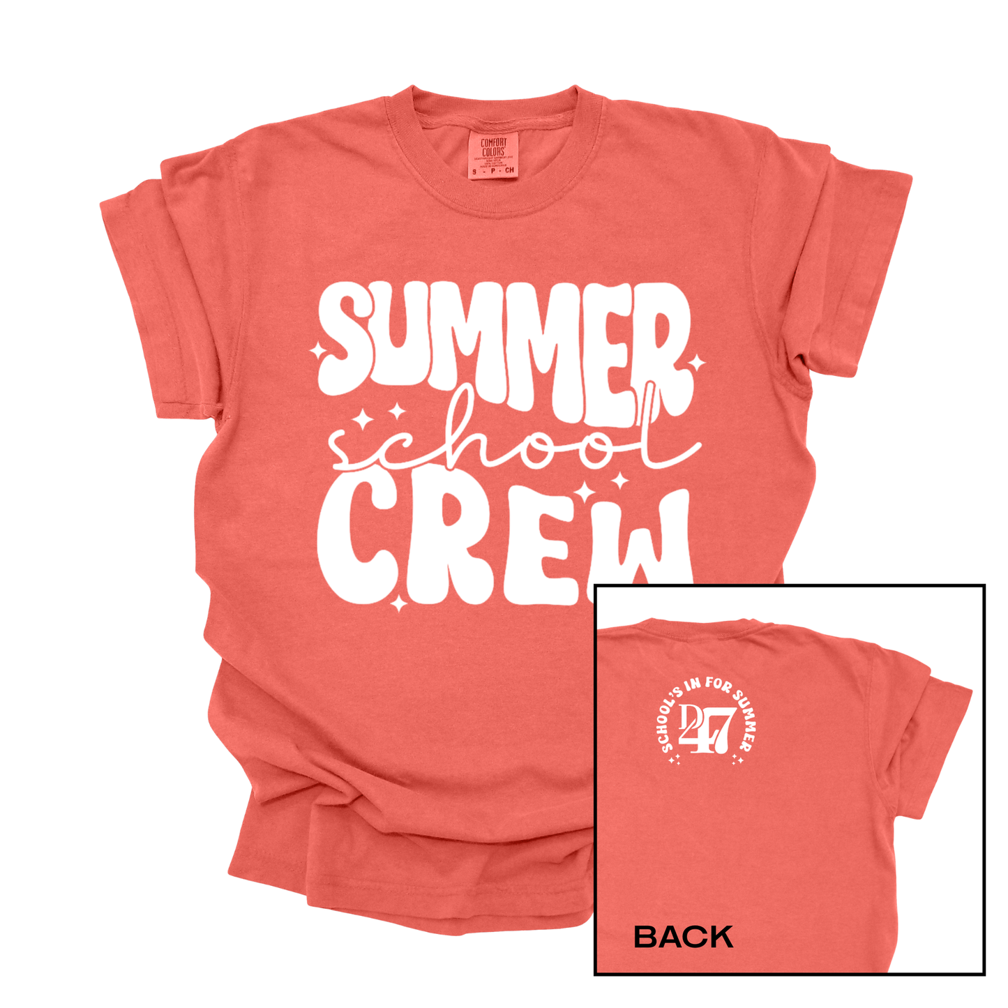Summer School Crew, White | Short Sleeve Adult Tee