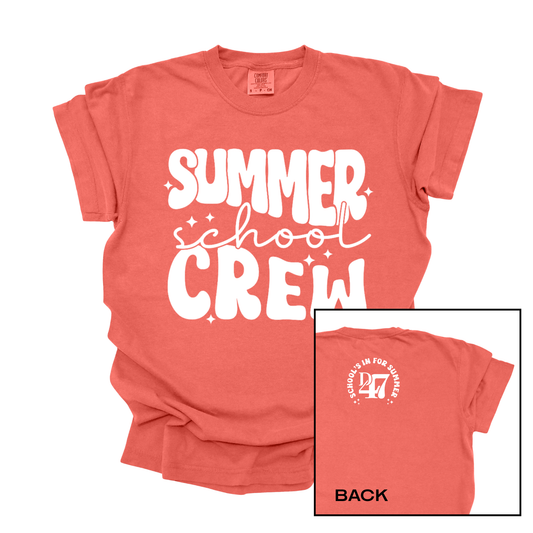 Summer School Crew, White | Short Sleeve Adult Tee