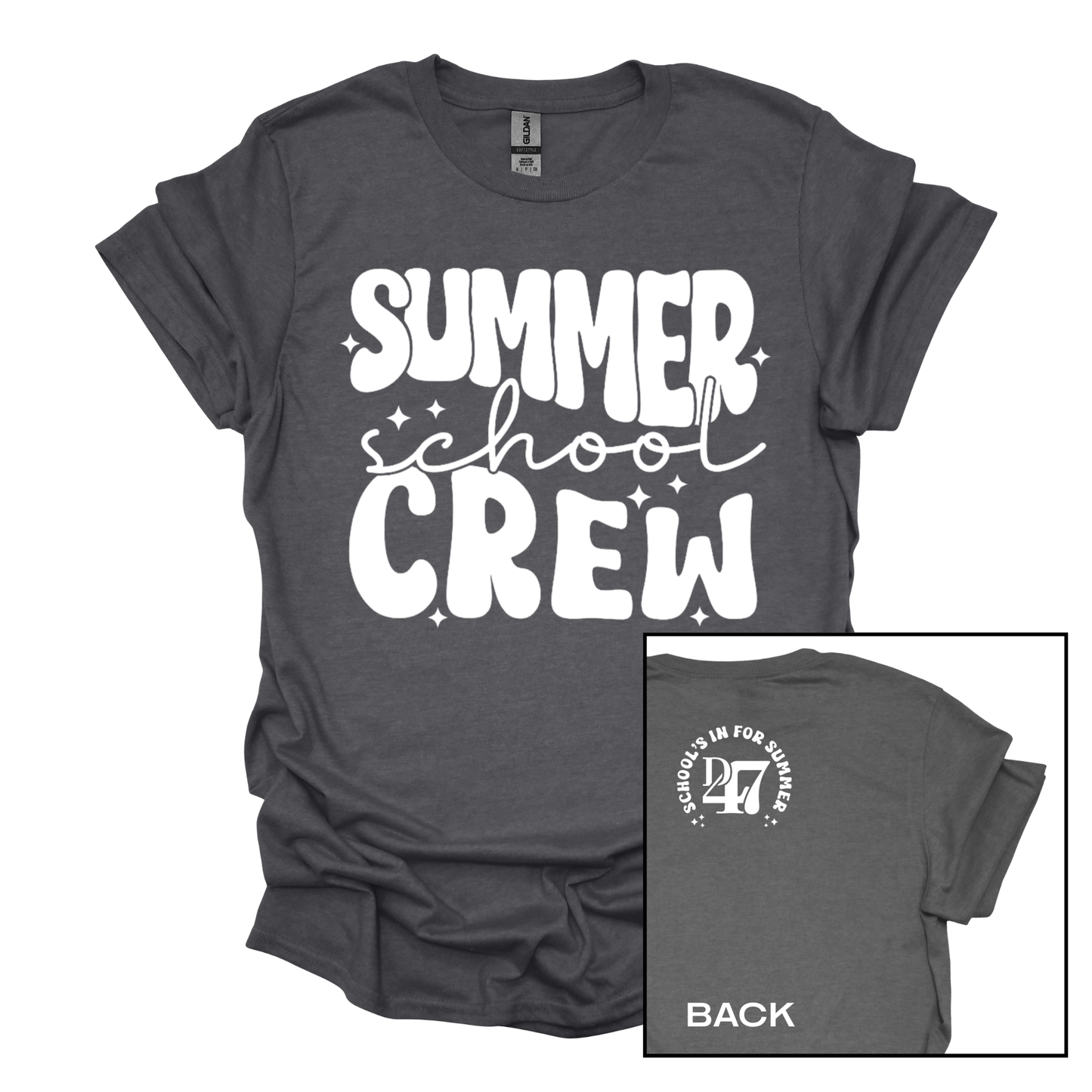Summer School Crew, White | Short Sleeve Adult Tee